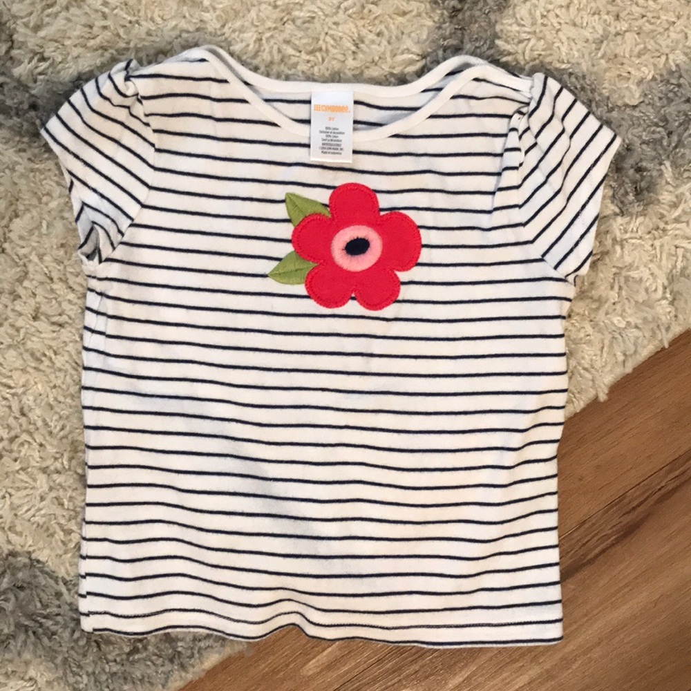 Gymboree Short Sleeve Flower Tee 🌺